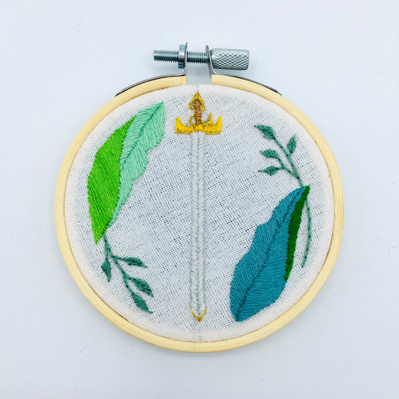 Excalibur Embroidered Art