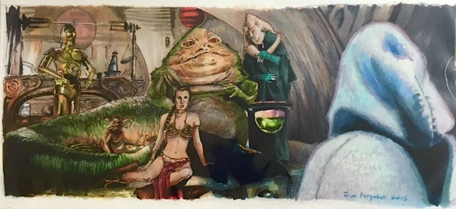 Star Wars Jabba s Palace Jim Ferguson Print Miette