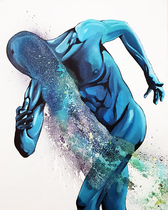 Male F Blue - Jason Rodriguez Print