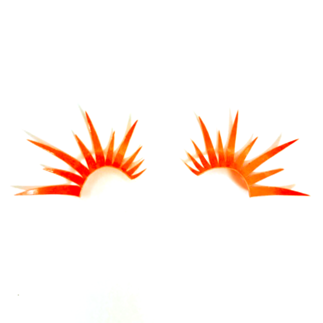 Neon Orange UV Lashes
