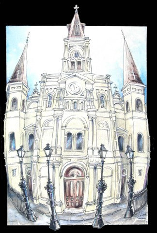 Saint Louis Cathedral Framed Print