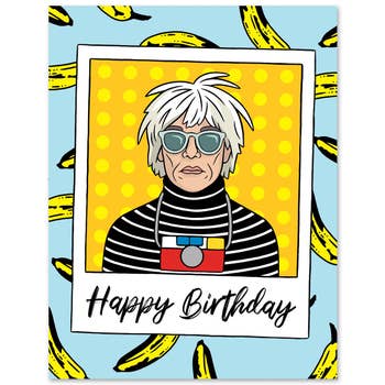 Warhol Happy Birthday Card
