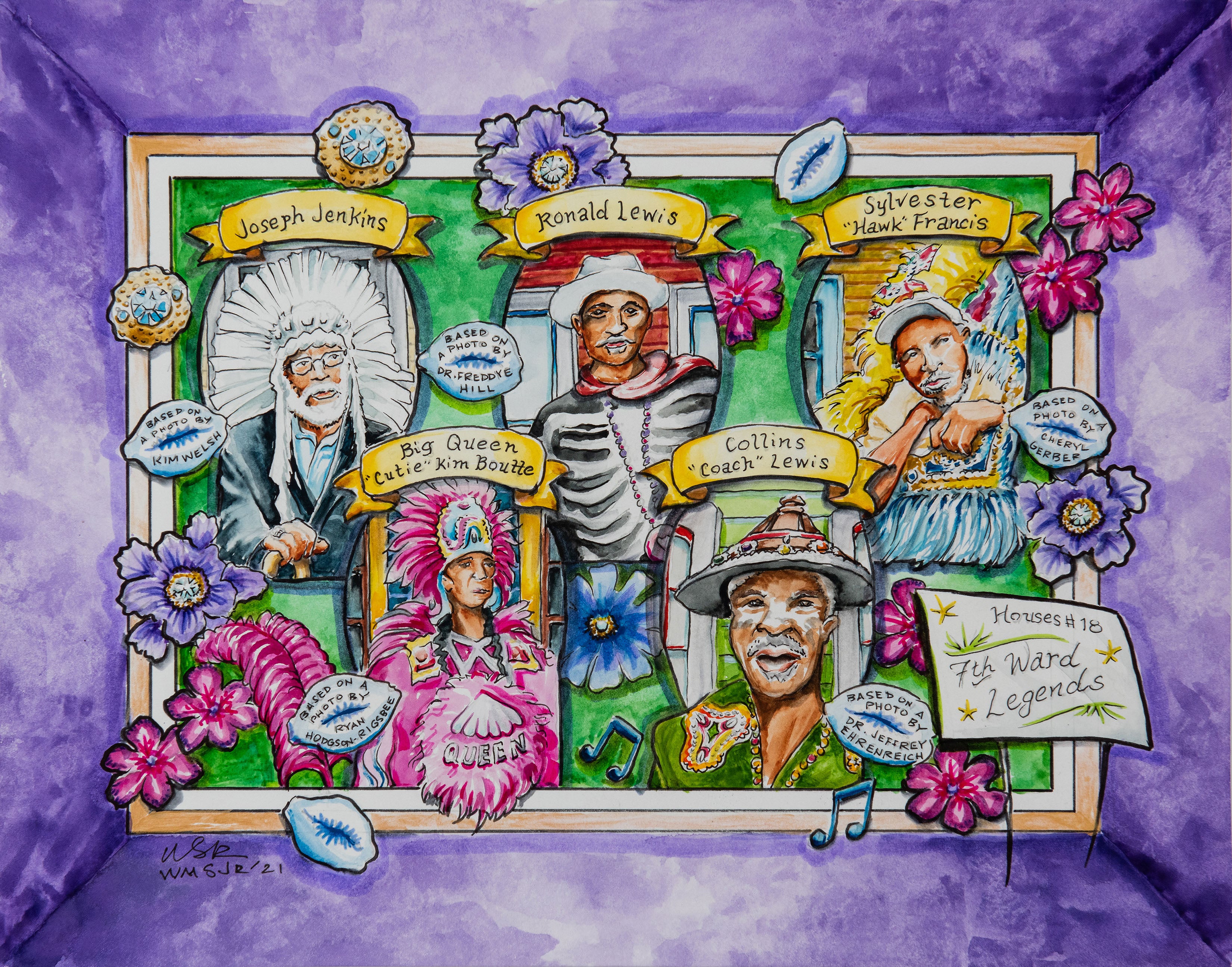 House Float #18 7th Ward Legends