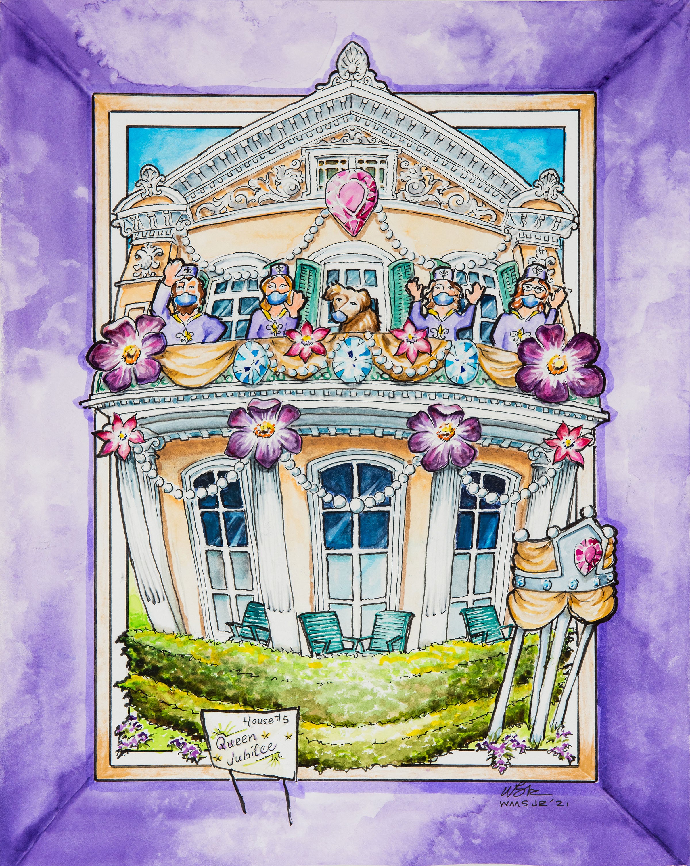 House Float #5 Queen Jubilee