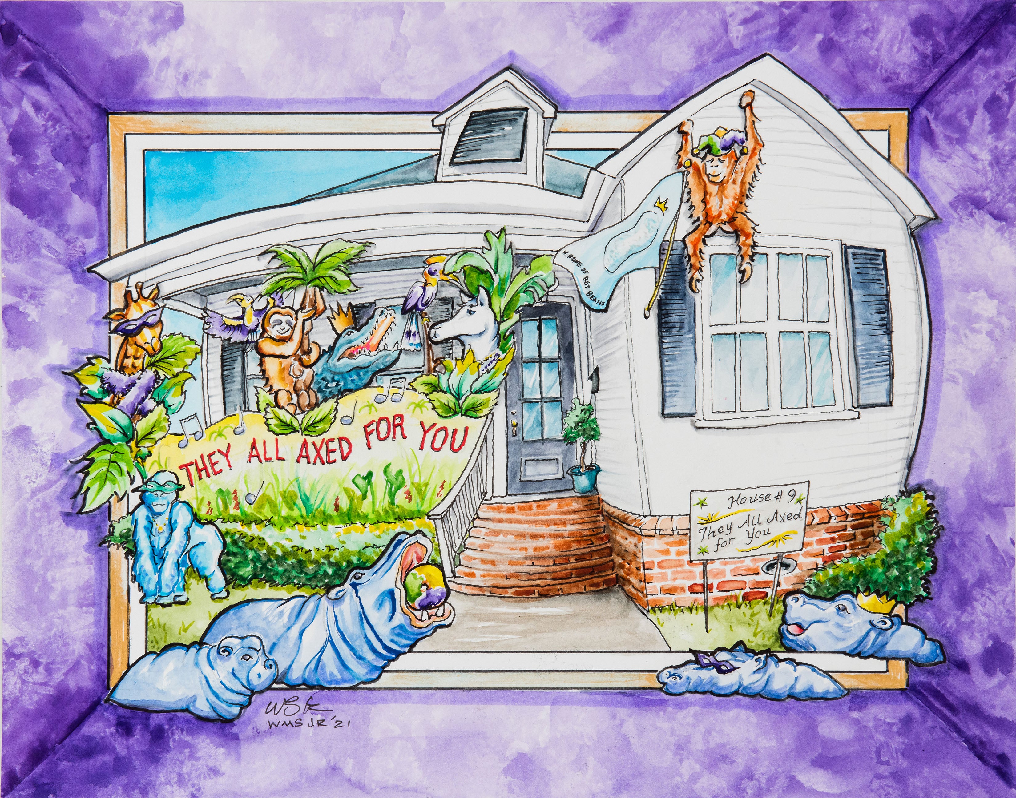 House Float #9 They All Axed For You