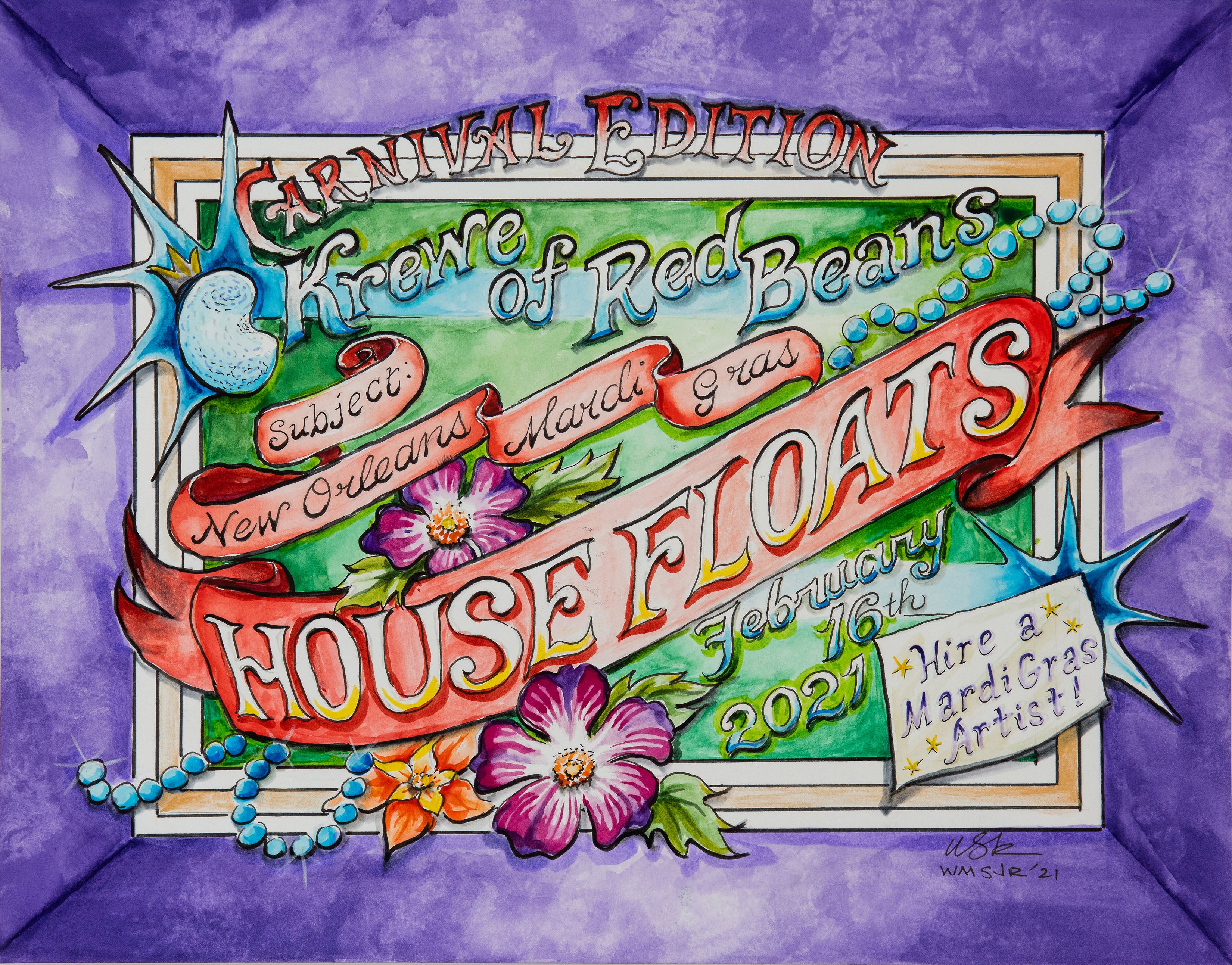 Hire A Mardi Gras Artist